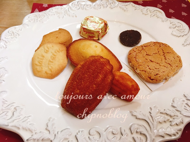 クリスマスの雰囲気で フランスお菓子会 Chip No Blog