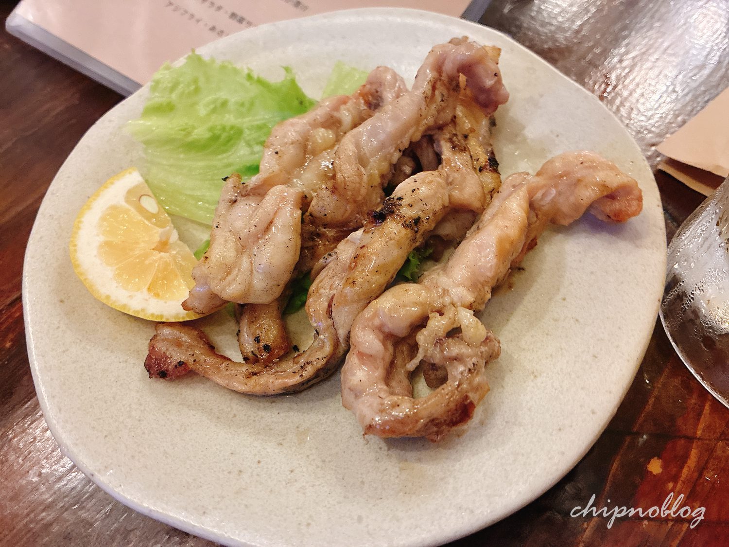 スタンド中書島のせせり炭焼き